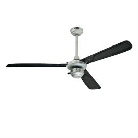 מאוורר תקרה 52" Westinghouse Mountain Gale שחור+כסוף