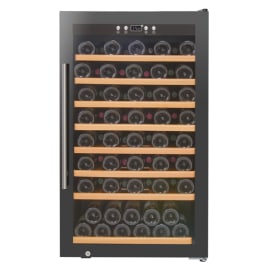מקרר יין עד 75 בקבוקים עם מדפי עץ וינופו Vinopo SU-75B שחור