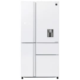 מקרר 5 דלתות שארפ SHARP SJ-FSDR910-WH זכוכית לבנה