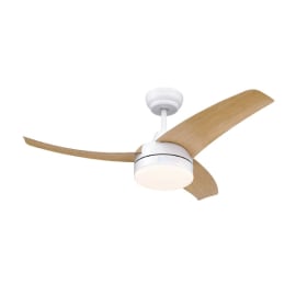 מאוורר תקרה 52" Westinghouse Longwood מנוע DC שלט ותאורה 24W CCT לבן+דמוי אלון