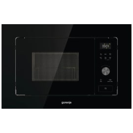 מיקרוגל בנוי משולב גריל 20 ליטר גורנייה Gorenje BM201AG1BG שחור