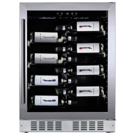 מקרר יין 40 בקבוקים אינטגרלי דונהווקס Dunavox DAU40.138SS נירוסטה