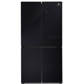 מקרר 4 דלתות לה אימפריאל Le Imperial IM585GBK זכוכית שחורה