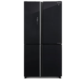 מקרר 4 דלתות שארפ SHARP SJ-FFSR89-BK זכוכית שחורה
