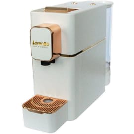 מכונת קפה לורנצו Lorenzo SV826-SMF03 לבן כולל 50 קפסולות וסט פורצלן