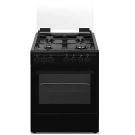 תנור משולב כיריים גז 60 ס"מ מאסימו Masimo LAV6060BL שחור
