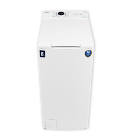 מכונת כביסה פתח עליון 8 ק"ג Midea MF100T80B/W-IL