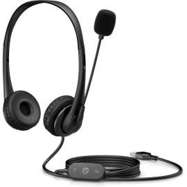 אוזניות קשת חוטיות HP Stereo USB