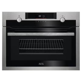 תנור אדים בנוי משולב מיקרוגל 45 ס"מ AEG KME565060M נירוסטה