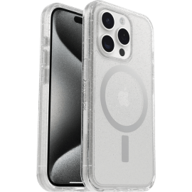 כיסוי iphone 15 Pro OtterBox Symmetry Magsafe שקוף נצנצים