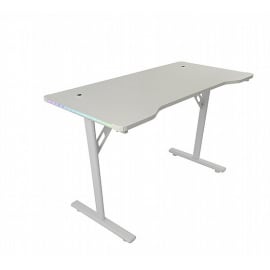 שולחן גיימינג דגם TOKYO צבע לבן כולל תאורת RGB