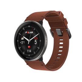 שעון כושר חכם POLAR IGNITE 3 טיטניום ברונזה עם רצועת עור