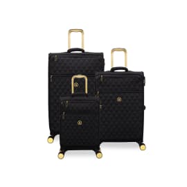 סט 3 מזוודות בד 20/25/03 It Luggage Glimmering שחור