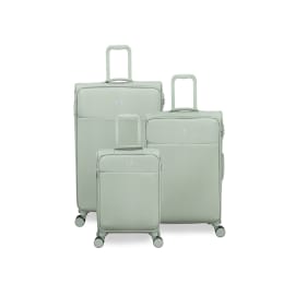 סט 3 מזוודות בד 20/25/03 It Luggage Lustrous Luxe ירוק מרווה