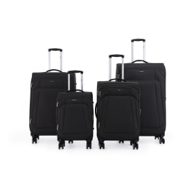 סט 4 מזוודות בד 20/24/28/32 Swiss Royal Tokyo שחור