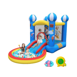 מתקן מתנפח לגינה טירת הכדורים MIRACASE MJ68