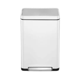 פח אשפה רגלית 45 ליטר Eko X-Cube לבן