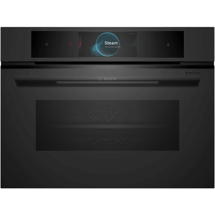 תנור אדים בנוי 45 ס"מ בוש Bosch CSG938DM1 שחור מט Accent Line