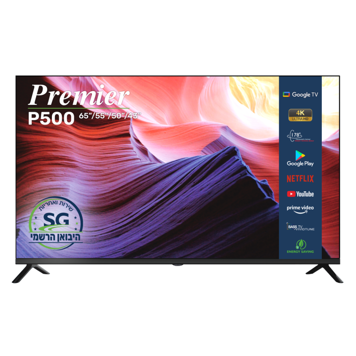 טלוויזיה חכמה "85 LED 4K פרימייר Premier 85P500