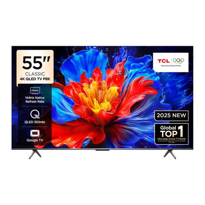 טלוויזיה חכמה "55 TCL 55P8K QLED 4K
