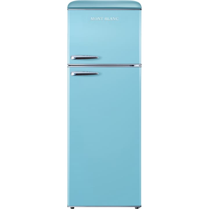 מקרר מקפיא עליון 340 ליטר מון בלאן MONT BLANC MBR-440FF-BLU כחול רטרו