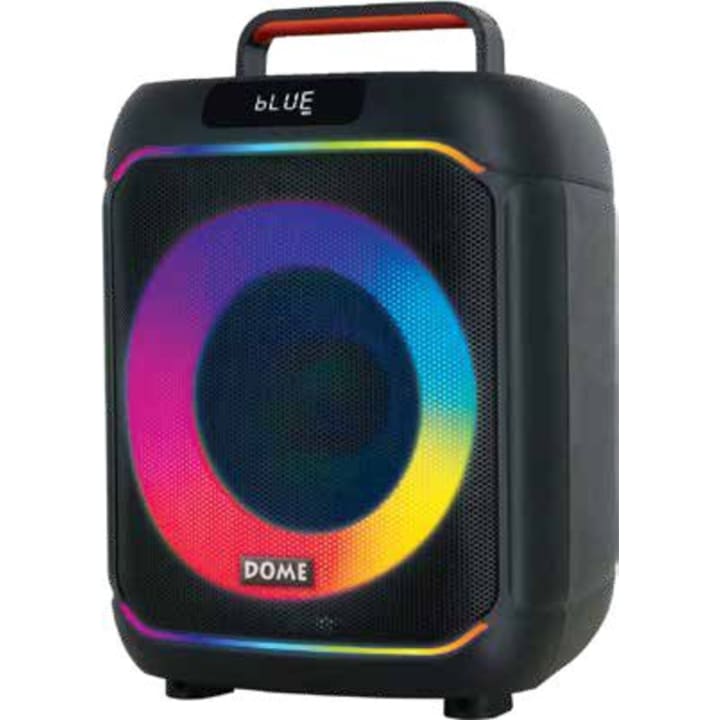 בידורית בלוטוס ניידת DOME BOOMIX-8 שחור כולל זוג מיקרופונים אלחוטיים
