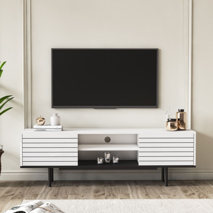 מזנון טלוויזיה רוחב 160 ס"מ ברדקס Bradex Colosseo לבן