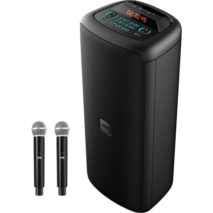 בידורית "10 QL MILANO TOWER 210V2 400W כולל 2 מיקרופונים אלחוטיים