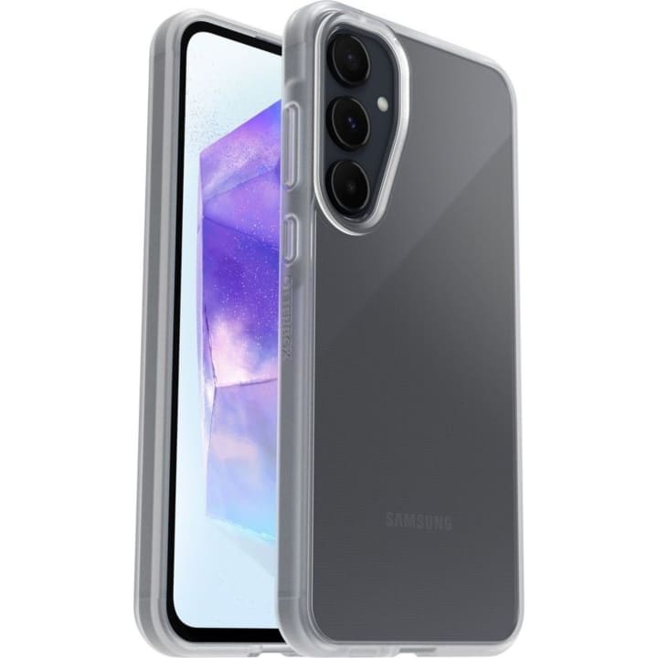 כיסוי אוטרבוקס React ל Galaxy A55 שקוף