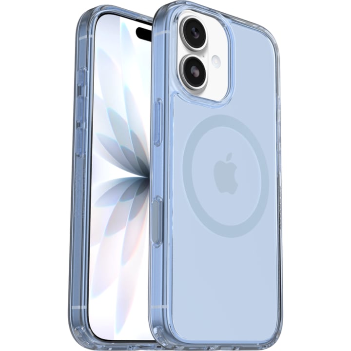 כיסוי OTTERBOX SYMMETRY CLEAR MAGSAFE לאייפון 17 כחול