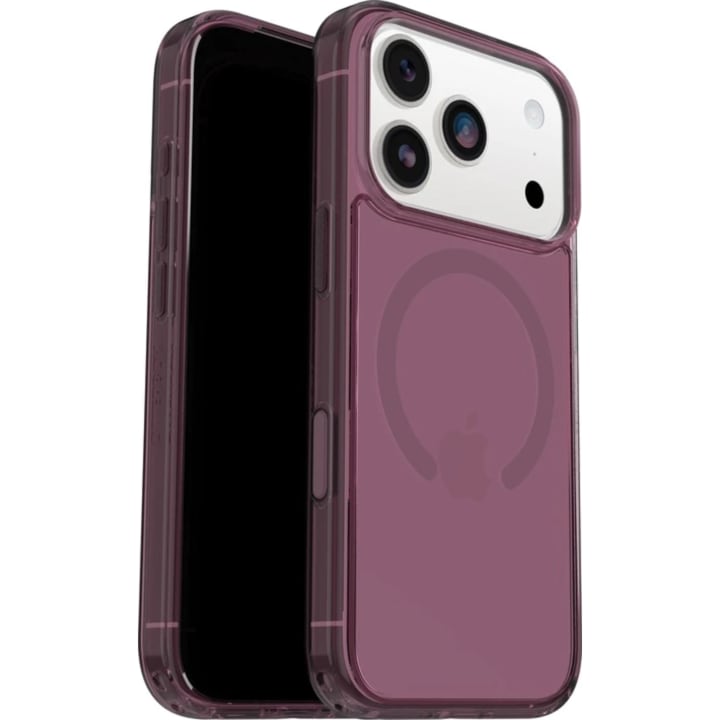 כיסוי OTTERBOX SYMMETRY CLEAR MAGSAFE לאייפון 17 פרו ורוד