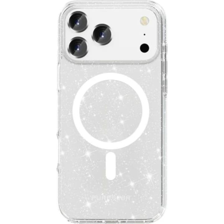 כיסוי PUREGEAR DUALTEK SLIM MAGSAFE לאייפון 17 פרו מקס נצנצים