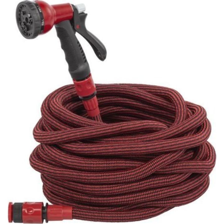 צינור השקייה גמיש 40 מטר + אקדח 8 מצבים Varo Kreator KRTGR67027
