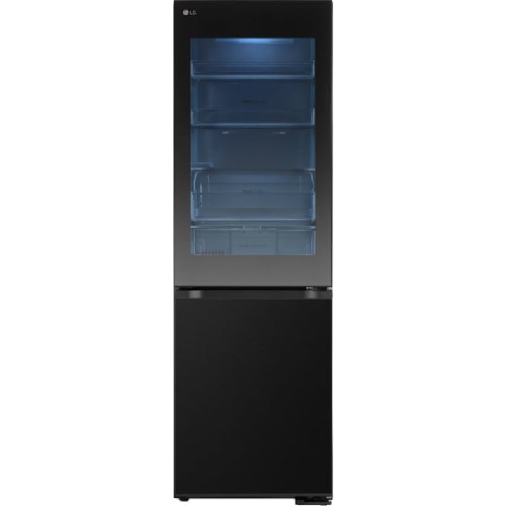 מקרר מקפיא תחתון LG R-2B394BINS נירוסטה מושחרת