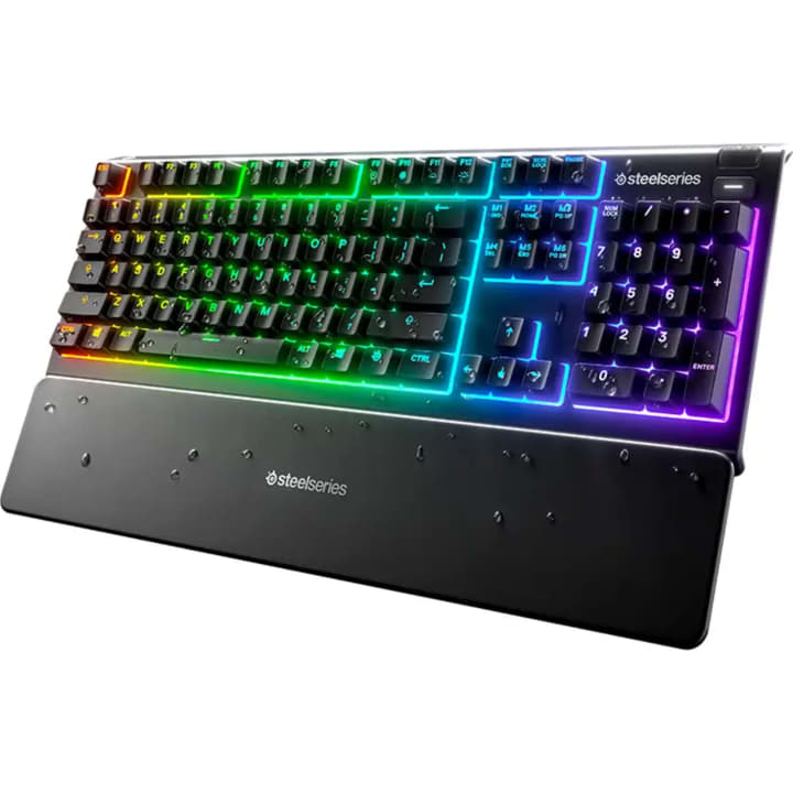 מקלדת גיימינג חוטית STEELSERIES APEX 3 US RGB שחור