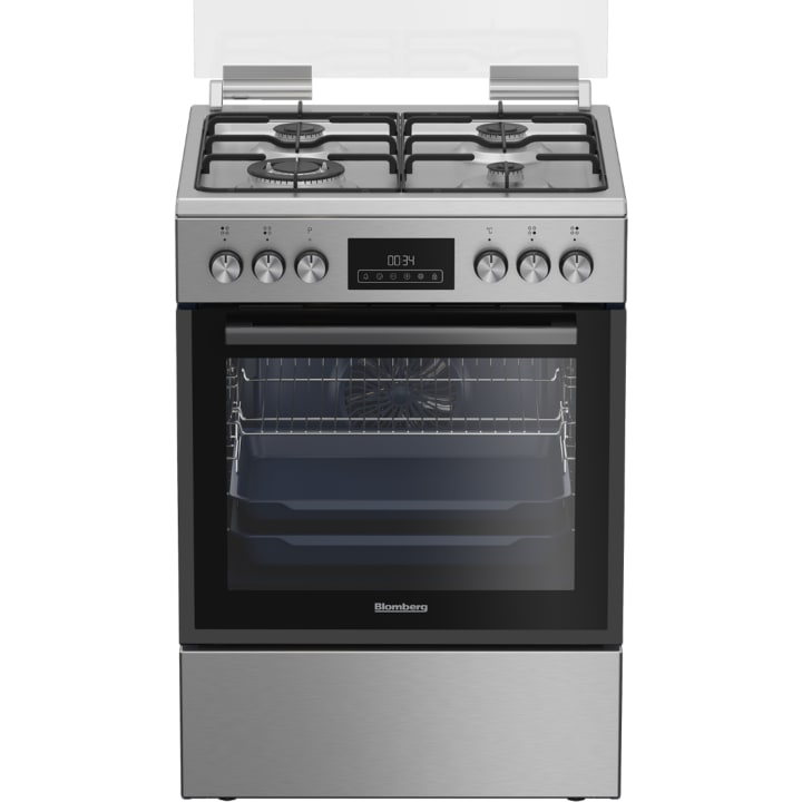 תנור משולב 60 ס"מ בלומברג BLOMBERG HGN8435X נירוסטה מוברשת