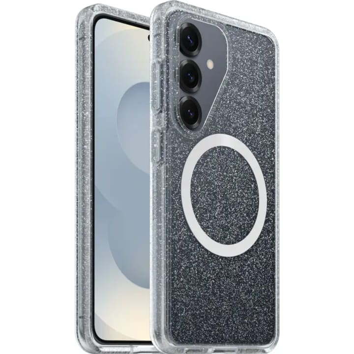 כיסוי אוטרבוקס React Magnets ל Galaxy S26 שקוף נצנצים