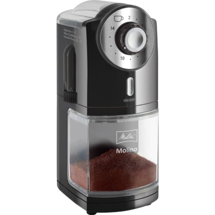מטחנת קפה Melitta Molino Coffee Grinder Black 1019-02
