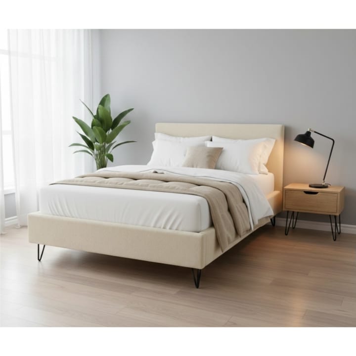 מיטה מעוצבת אולימפיה 190/160 Olympia 6077 + מזרן