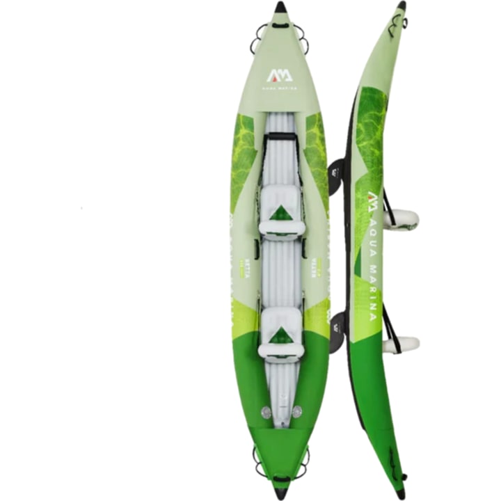 קיאק מתנפח ל-2 אנשים + 2 משוטים AQUA MARINA BETTA BE-412 ירוק