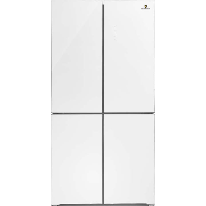 מקרר 4 דלתות לה אימפריאל דגם IM585GWH זכוכית לבנה