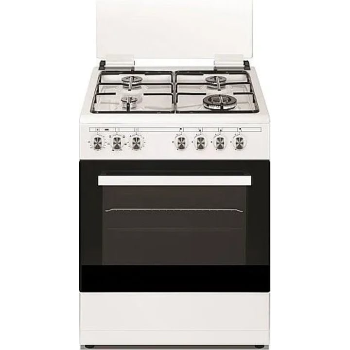 תנור משולב כיריים גז ברוחב 60 ס"מ MASIMO LAV6060W לבן