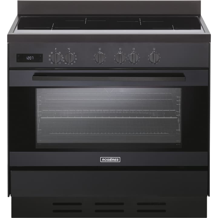 תנור משולב כיריים אינדוקציה 90 ס"מ רוזיירס Rosieres RIM94TC1A שחור
