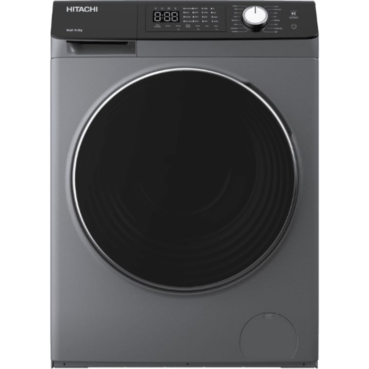 מכונת כביסה פתח חזית 10 ק"ג HITACHI BD-1054HVOS כסוף