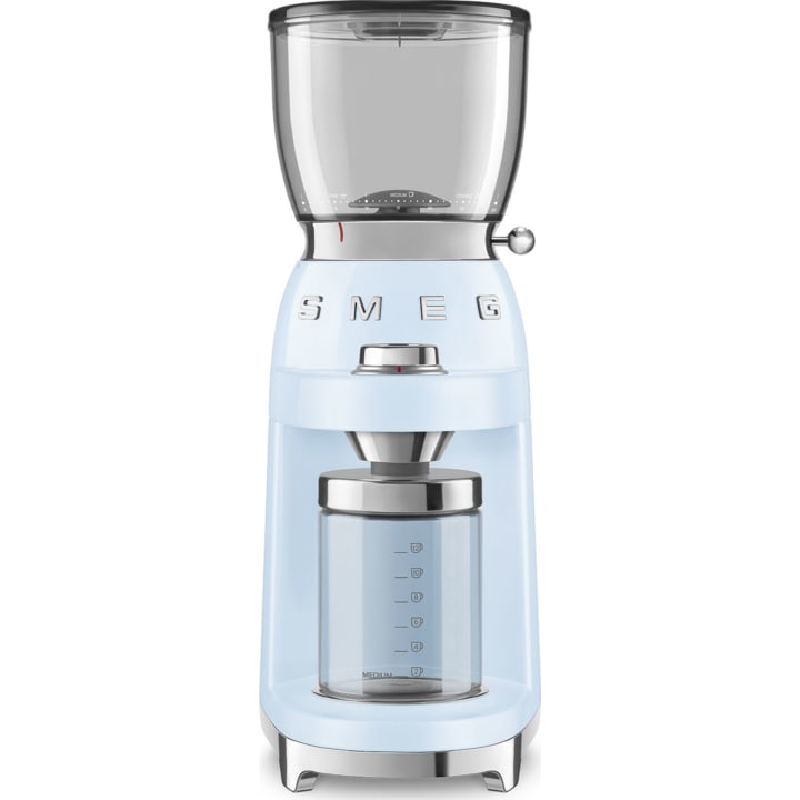 מטחנת קפה SMEG CGF11PBEU כחול פסטל