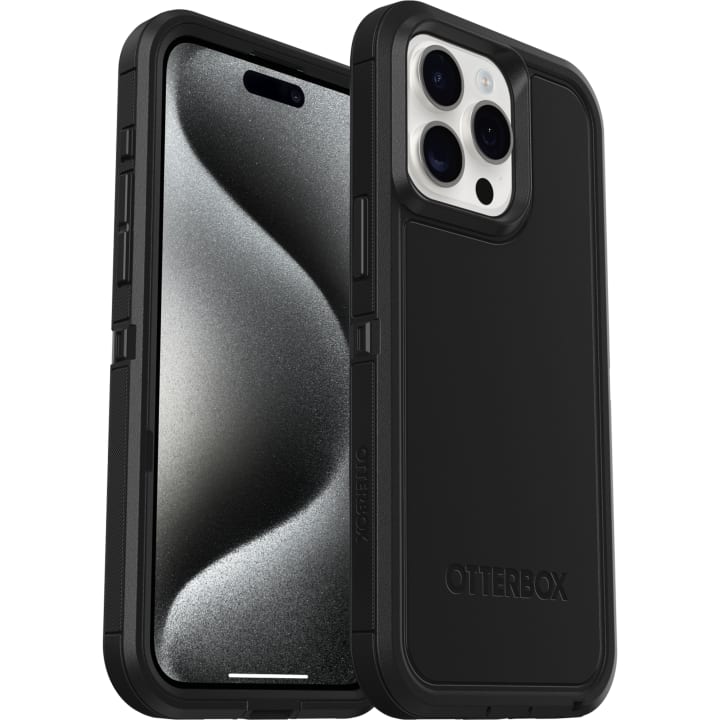 כיסוי OtterBox Defender ל iPhone 15 Pro Max שחור