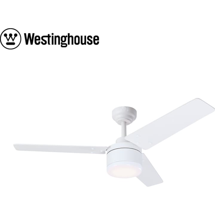 מאוורר תקרה 42" Westinghouse Talia שלט ותאורה 28W CCT לבן