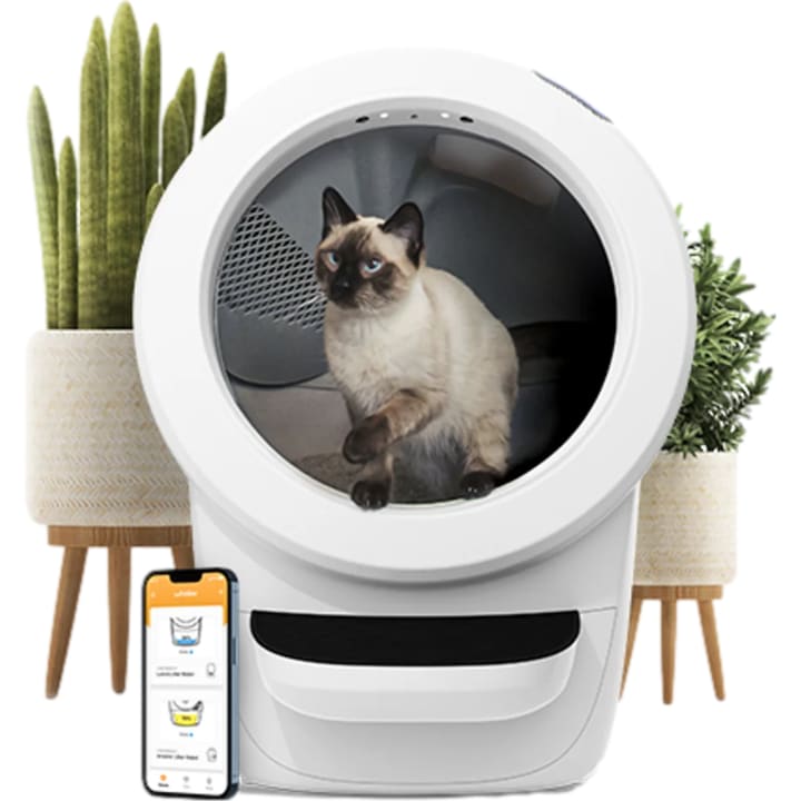 שירותים רובוטיים לחתולים ניקוי עצמי LITTER ROBOT 4 לבן