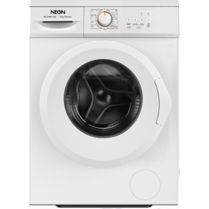מכונת כביסה פתח חזית 6 ק"ג NEON NE6140