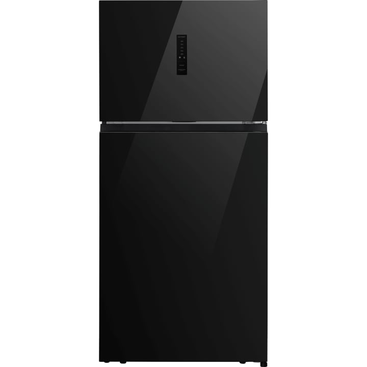 מקרר מקפיא עליון ג'נרל דגם GE83GB זכוכית שחורה